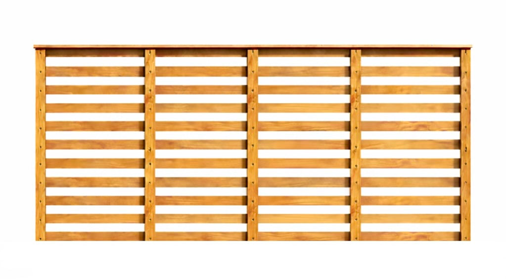 3FT x 6FT Slatted privacy Trellis Garden Fence Topper (0.9m)