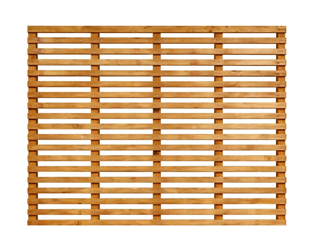 5FT x 6FT Slatted privacy Trellis Garden Fence Topper (1.5m)