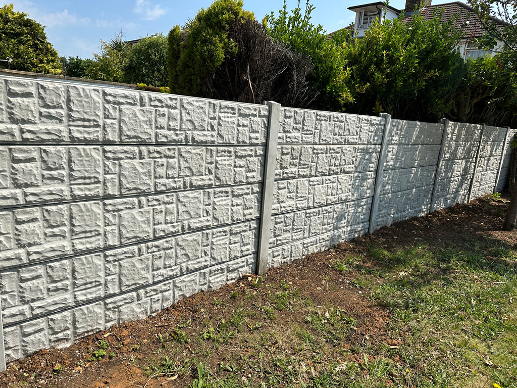 Rock-Faced Gravel Board 1FT (30cm)