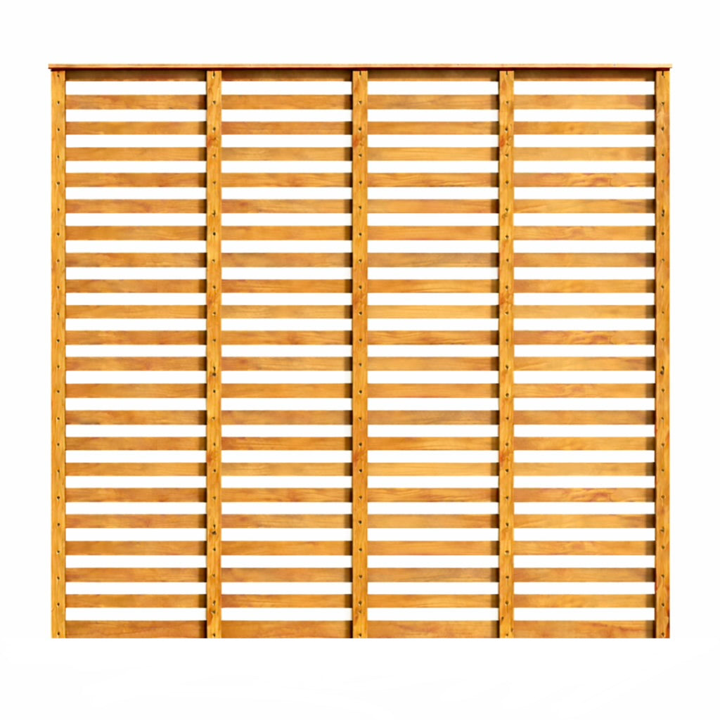 6FT x 6FT Slatted privacy Trellis Garden Fence Topper (1.8m)