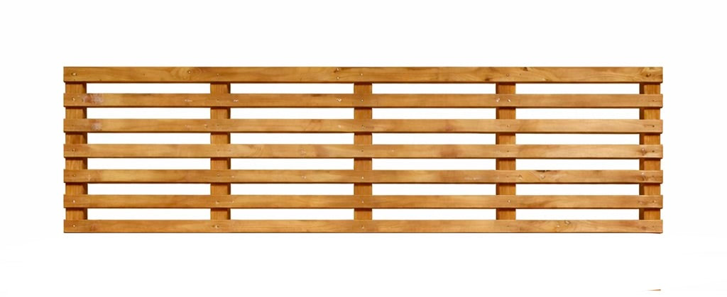 2FT x 6FT Slatted privacy Trellis Garden Fence Topper (0.6m)