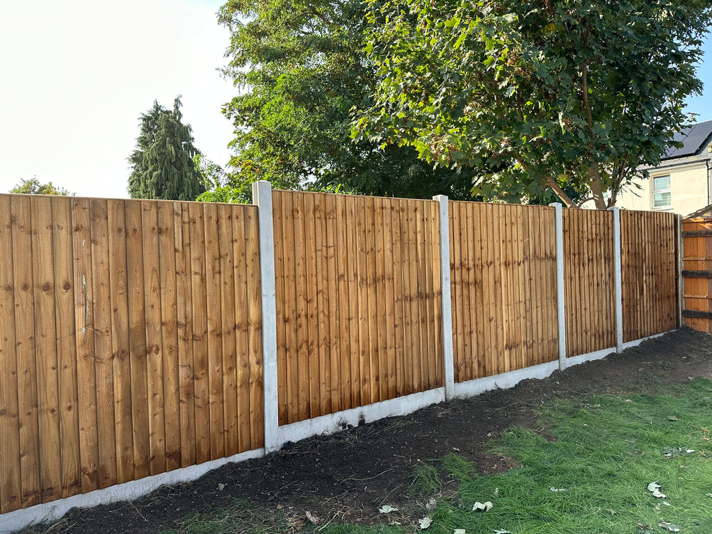 6" × 6FT Smooth Solid Concrete Gravel Board (15cm x 183cm)