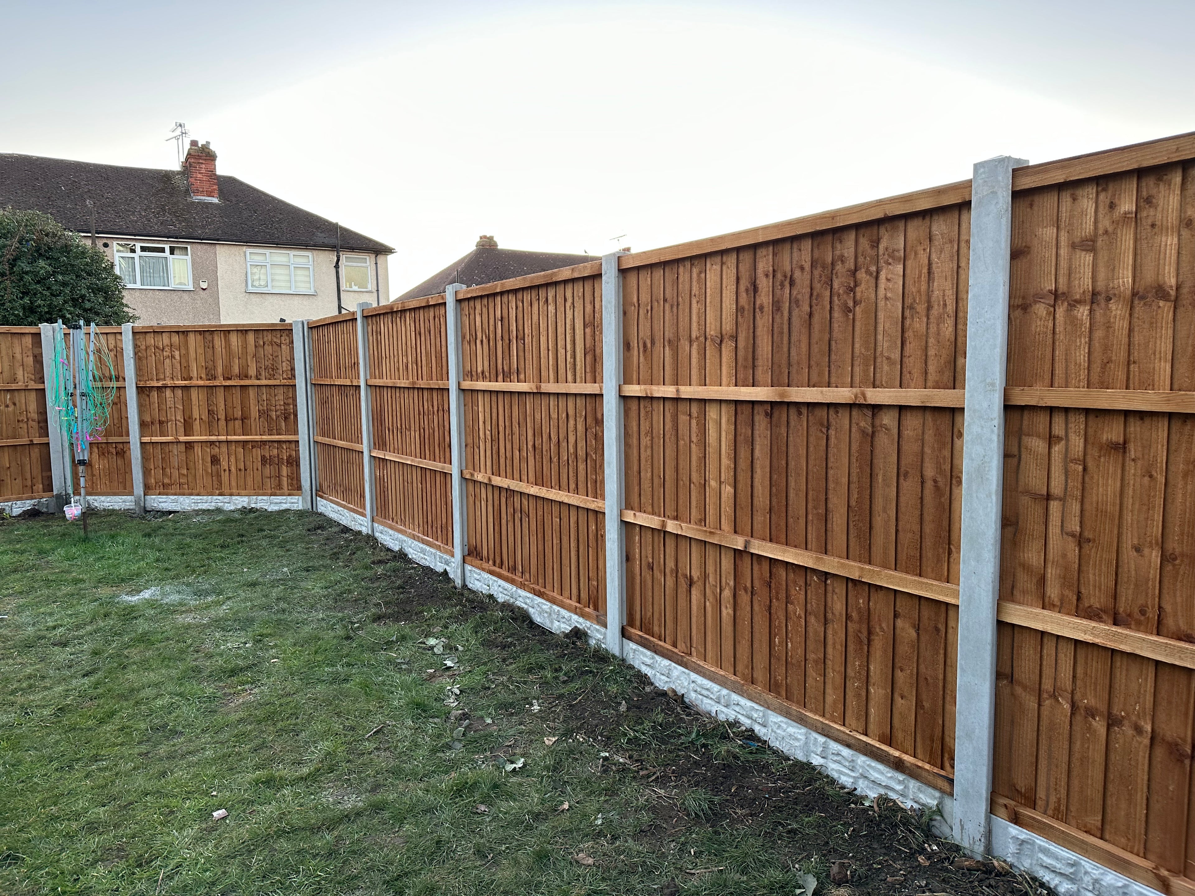 6” x 6FT Rock Faced Concrete Gravel Board (15cm x 183cm)