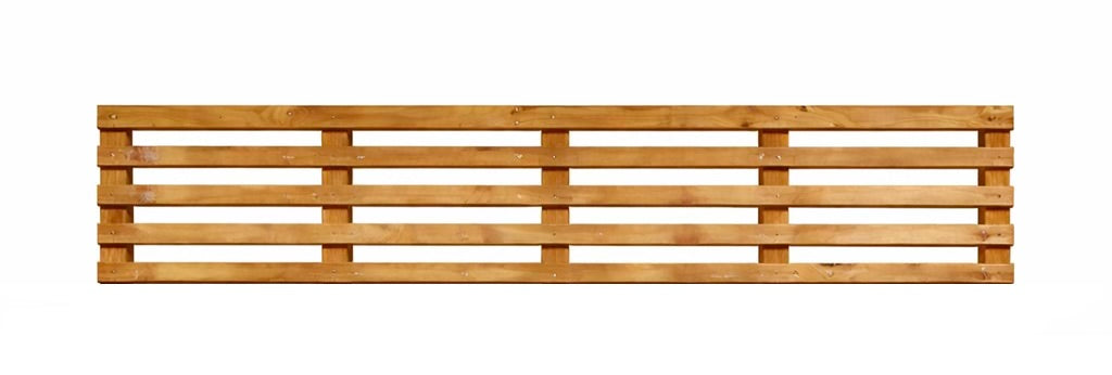 1FT x 6FT Slatted privacy Trellis Garden Fence Topper (0.3m)