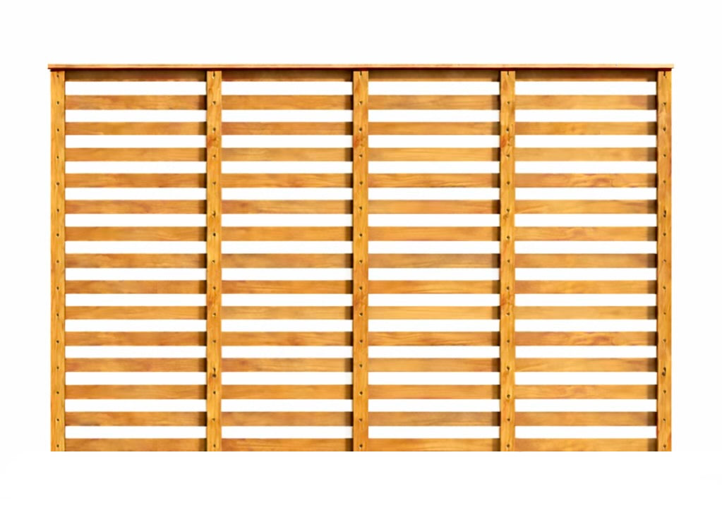 4FT x 6FT Slatted privacy Trellis Garden Fence Topper (1.2m)