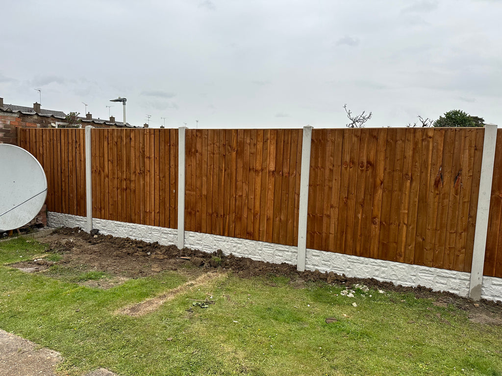 Rock-Faced Gravel Board 1FT (30cm)