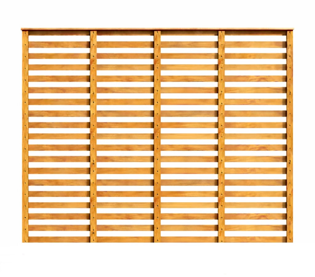 5FT x 6FT Slatted privacy Trellis Garden Fence Topper (1.5m)