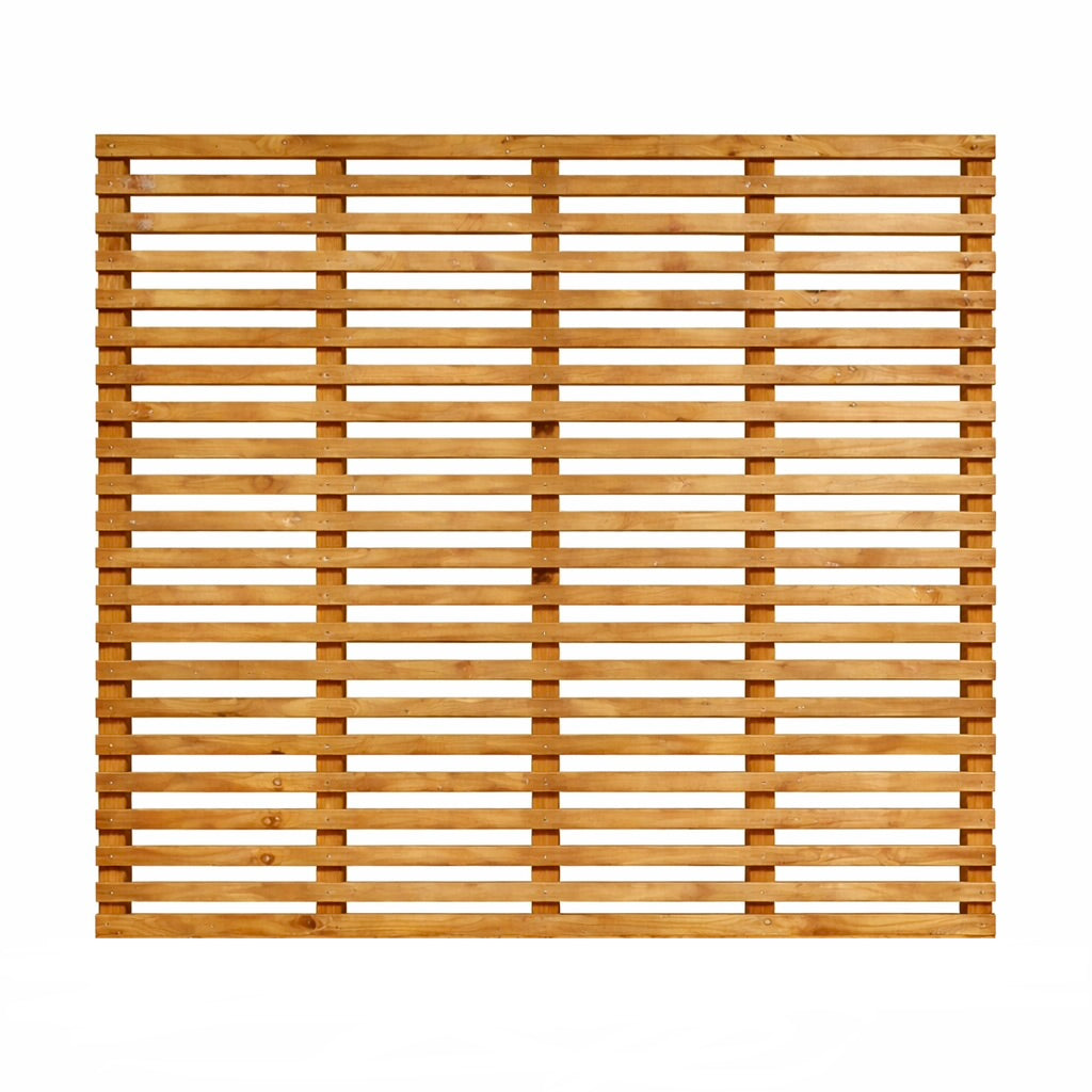 6FT x 6FT Slatted privacy Trellis Garden Fence Topper (1.8m)