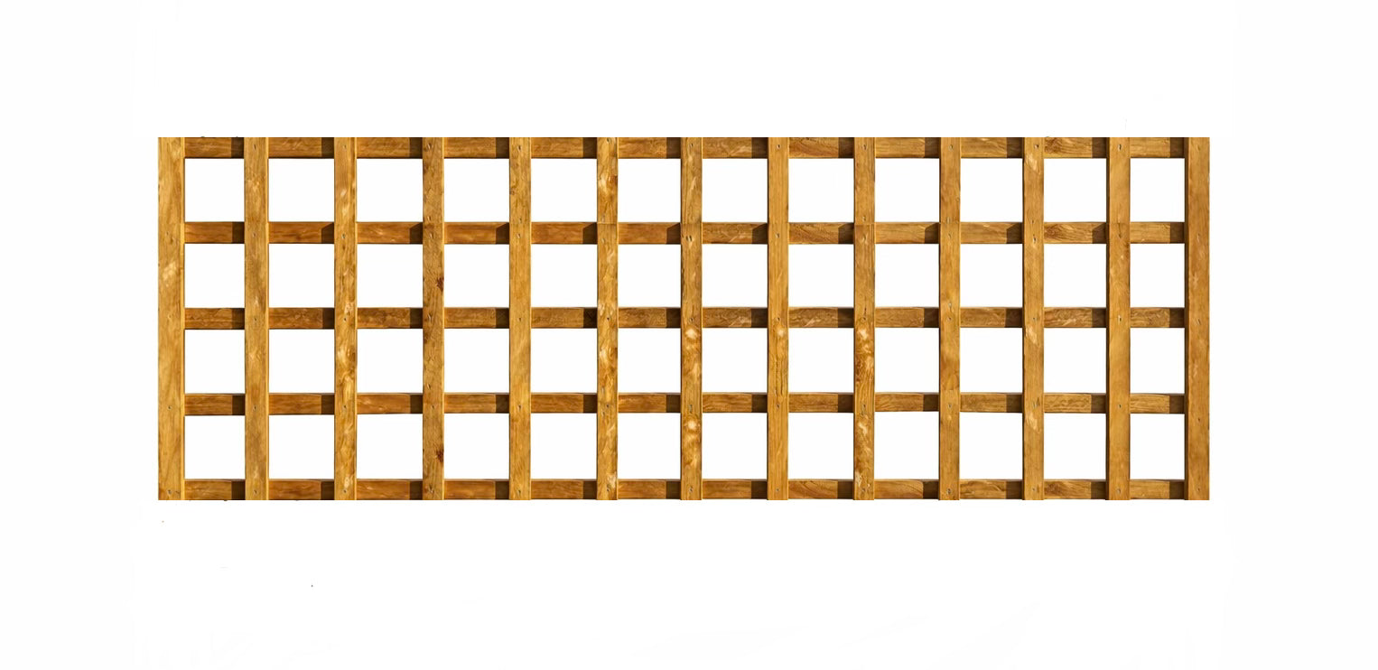 2FT x 6FT Square privacy Trellis Garden Fence Topper (0.6m)