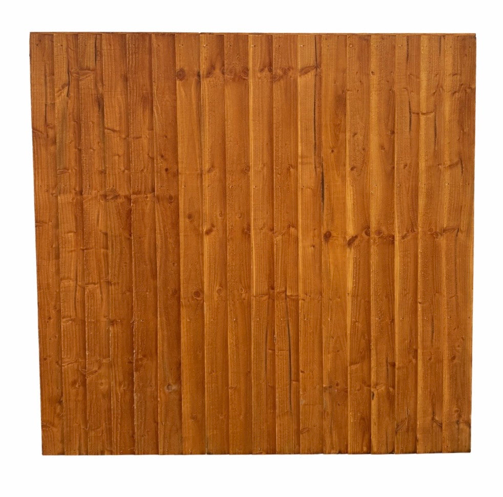 6FT x 6FT Closeboard Feather Edge Fence Panel (1.8m x 1.83m)